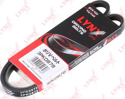 LYNXauto 3PK0878 - V-Ribbed Belt autospares.lv