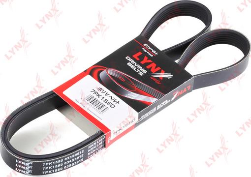 LYNXauto 7PK1580 - V-Ribbed Belt autospares.lv