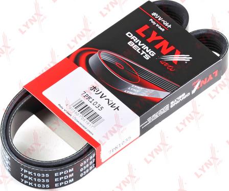 LYNXauto 7PK1035 - V-Ribbed Belt autospares.lv