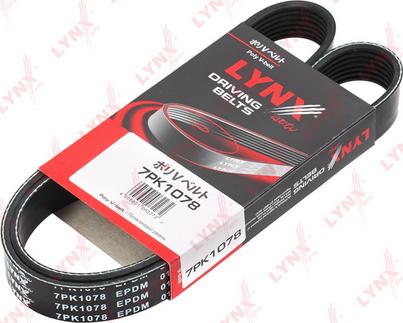 LYNXauto 7PK1078 - V-Ribbed Belt autospares.lv