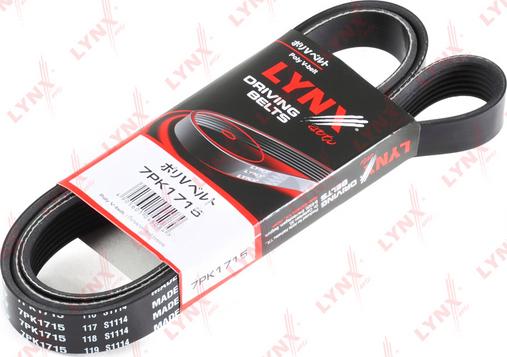 LYNXauto 7PK1715 - V-Ribbed Belt autospares.lv