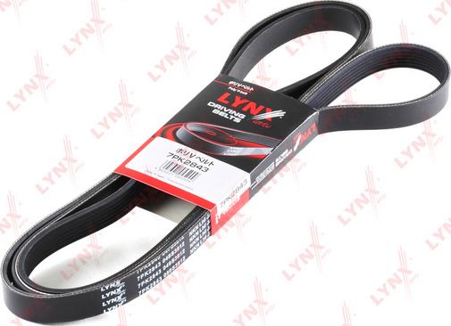 LYNXauto 7PK2843 - V-Ribbed Belt autospares.lv