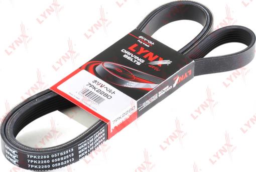 LYNXauto 7PK2280 - V-Ribbed Belt autospares.lv