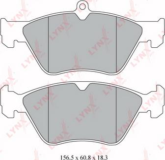 DODA 1070120079 - Brake Pad Set, disc brake autospares.lv