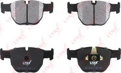 LYNXauto BD-5010 - Brake Pad Set, disc brake autospares.lv