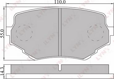 QUARO QP4402 - Brake Pad Set, disc brake autospares.lv