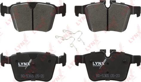 LYNXauto BD-5365 - Brake Pad Set, disc brake autospares.lv