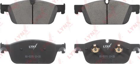 LYNXauto BD-5370 - Brake Pad Set, disc brake autospares.lv