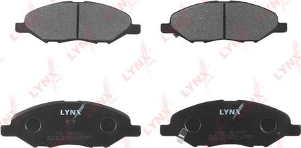 LYNXauto BD-5707 - Brake Pad Set, disc brake autospares.lv