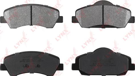 LYNXauto BD-6115 - Brake Pad Set, disc brake autospares.lv