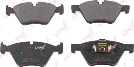 LYNXauto BD-1414 - Brake Pad Set, disc brake autospares.lv