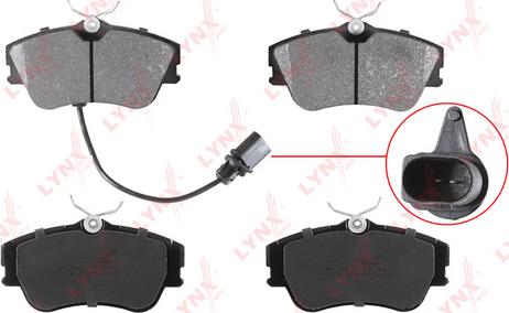 LYNXauto BD-8046 - Brake Pad Set, disc brake autospares.lv