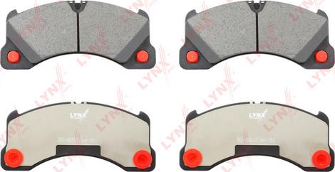 LYNXauto BD-8052 - Brake Pad Set, disc brake autospares.lv