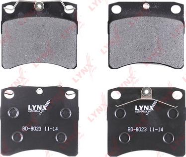 LYNXauto BD-8023 - Brake Pad Set, disc brake autospares.lv