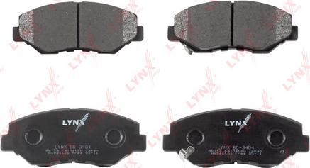 LYNXauto BD-3404 - Brake Pad Set, disc brake autospares.lv