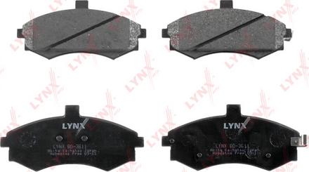 LYNXauto BD-3611 - Brake Pad Set, disc brake autospares.lv