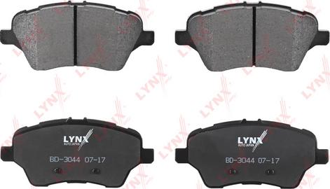 LYNXauto BD-3044 - Brake Pad Set, disc brake autospares.lv