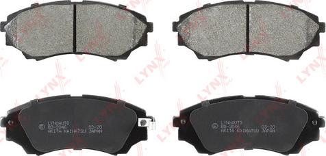 LYNXauto BD-3046 - Brake Pad Set, disc brake autospares.lv