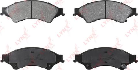 LYNXauto BD-3042 - Brake Pad Set, disc brake autospares.lv