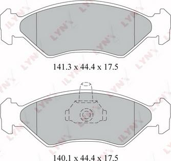 LYNXauto BD-3020 - Brake Pad Set, disc brake autospares.lv