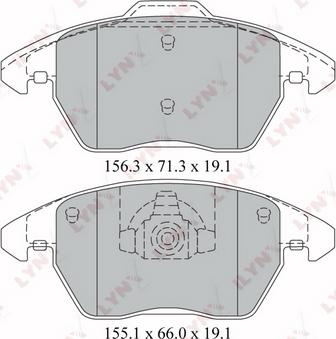 Pagid 8DB 355 011-811 - Brake Pad Set, disc brake autospares.lv