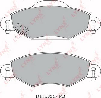 OEMparts 0446512590 - Brake Pad Set, disc brake autospares.lv