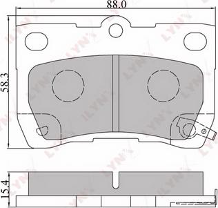 Textar 24323 155 0 5 T1593 - Brake Pad Set, disc brake autospares.lv