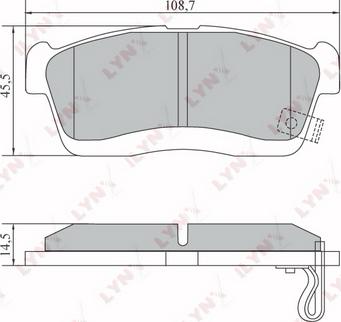 BOSCH 986AB9354 - Brake Pad Set, disc brake autospares.lv