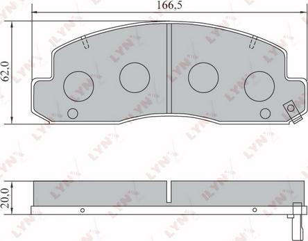 Spidan 32230 - Brake Pad Set, disc brake autospares.lv