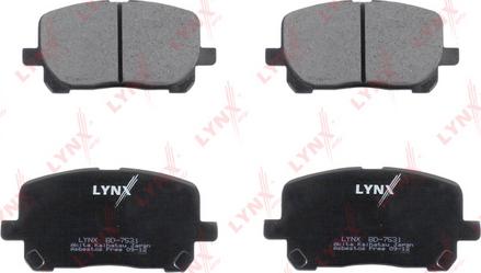 LYNXauto BD-7531 - Brake Pad Set, disc brake autospares.lv