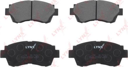 LYNXauto BD-7520 - Brake Pad Set, disc brake autospares.lv