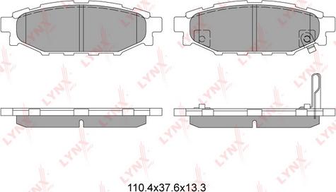 LYNXauto BD-7103 - Brake Pad Set, disc brake autospares.lv