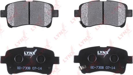 LYNXauto BD-7308 - Brake Pad Set, disc brake autospares.lv