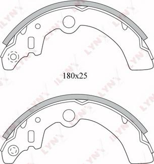 LYNXauto BS-5101 - Brake Shoe Set autospares.lv