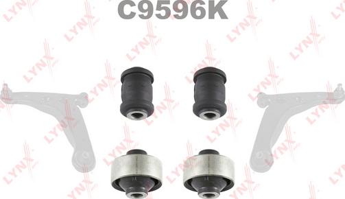 LYNXauto C9596K - Bush of Control / Trailing Arm autospares.lv