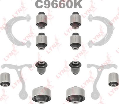 LYNXauto C9660K - Bush of Control / Trailing Arm autospares.lv