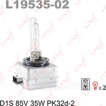 LYNXauto L19535-02 - Bulb, spotlight autospares.lv