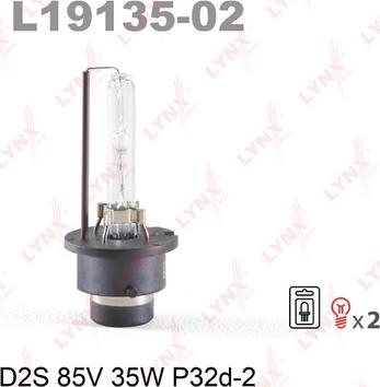LYNXauto L19135-02 - Bulb, spotlight autospares.lv