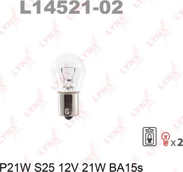 LYNXauto L14521-02 - Bulb autospares.lv