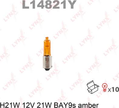 LYNXauto L14821Y - Bulb autospares.lv
