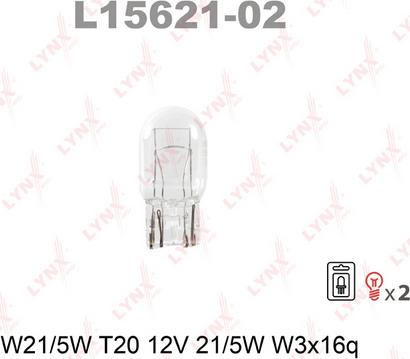 LYNXauto L15621-02 - Bulb autospares.lv