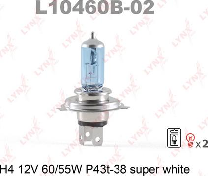 LYNXauto L10460B-02 - Bulb, spotlight autospares.lv