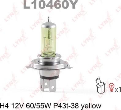LYNXauto L10460Y - Bulb, fog light autospares.lv