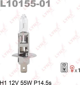 LYNXauto L10155-01 - Bulb, spotlight autospares.lv