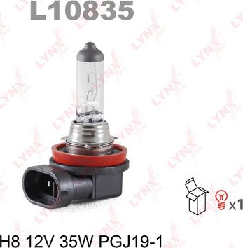 LYNXauto L10835 - Bulb, spotlight autospares.lv