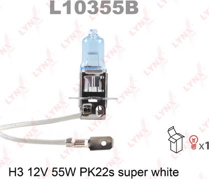 LYNXauto L10355B - Bulb, spotlight autospares.lv