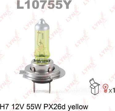 LYNXauto L10755Y - Bulb, fog light autospares.lv