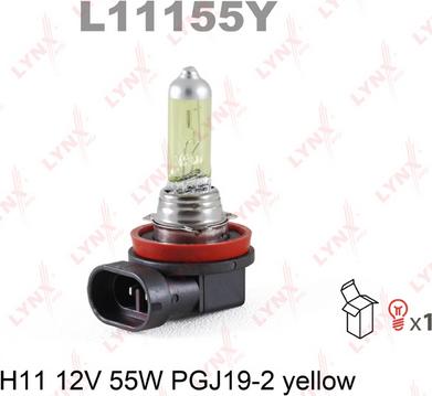LYNXauto L11155Y - Bulb, fog light autospares.lv