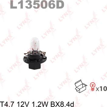 LYNXauto L13506D - Bulb, instrument lighting autospares.lv