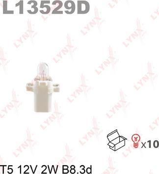 LYNXauto L13529D - Bulb, instrument lighting autospares.lv